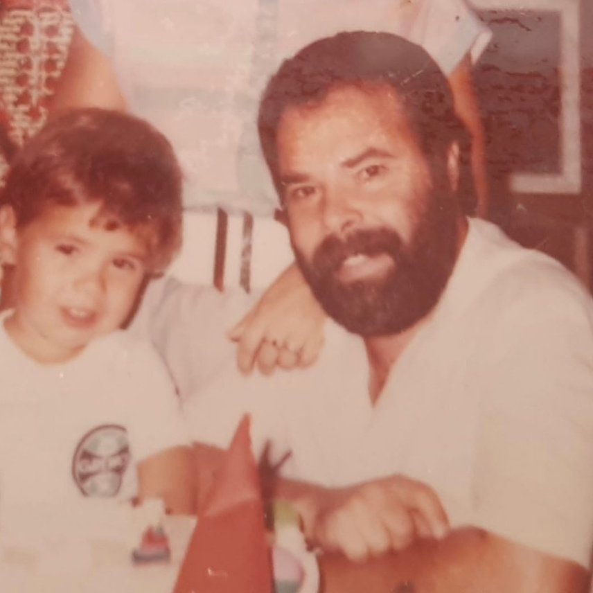 Foto original — pai e filho